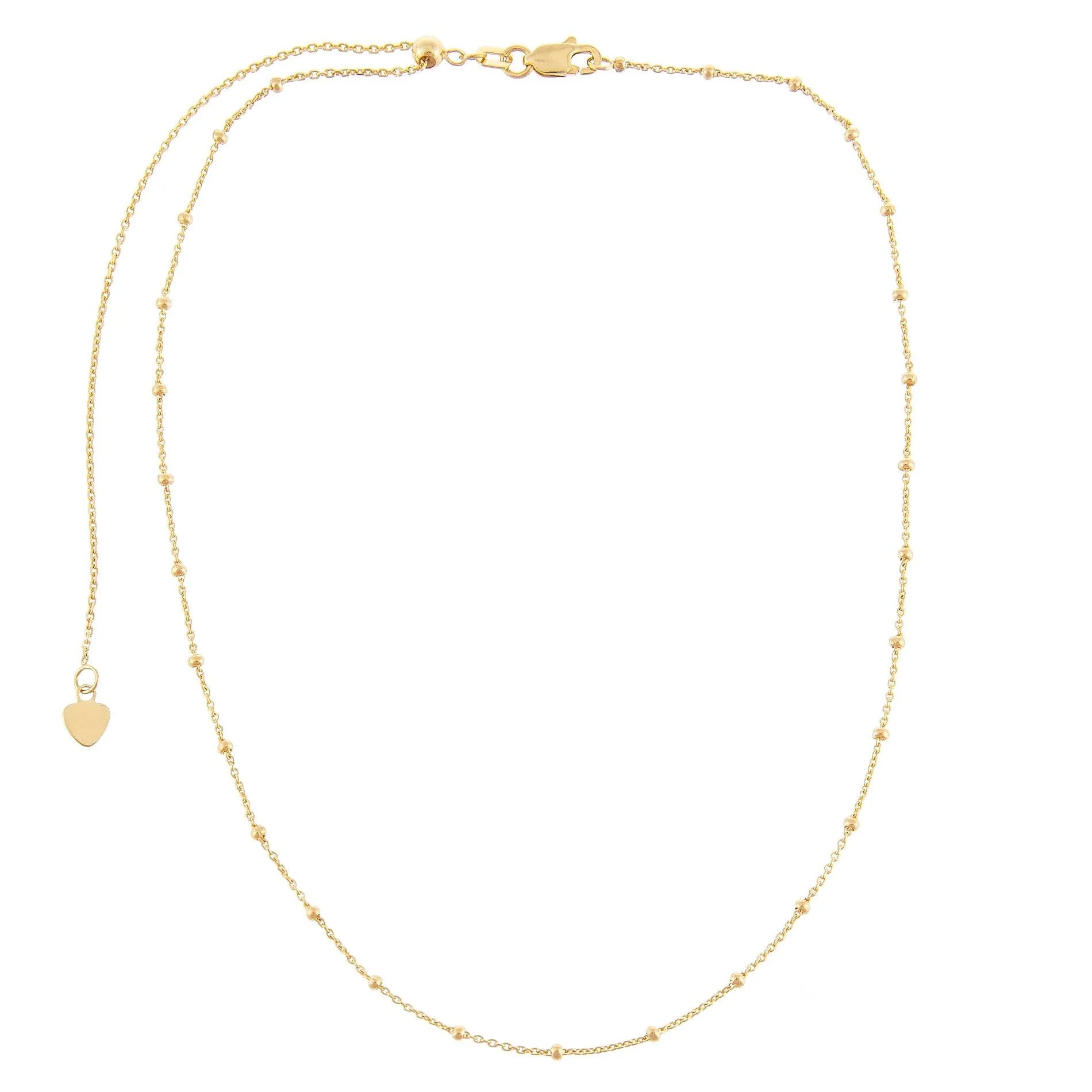 Ball Chain Necklace 14K