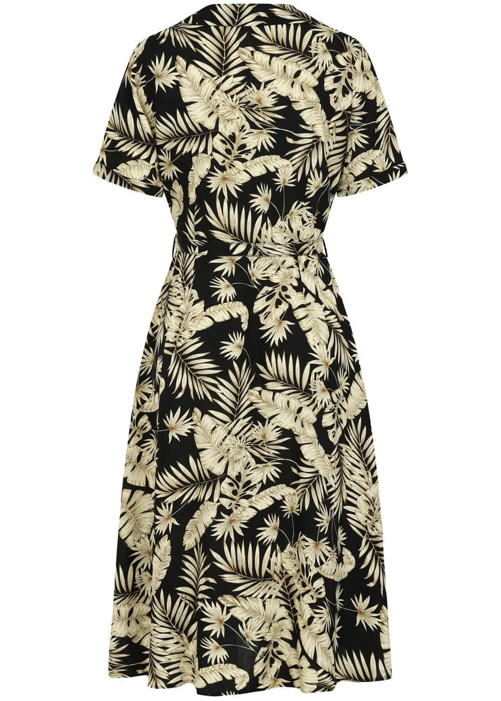 Banned Yvette Tiki 40's Dress Black