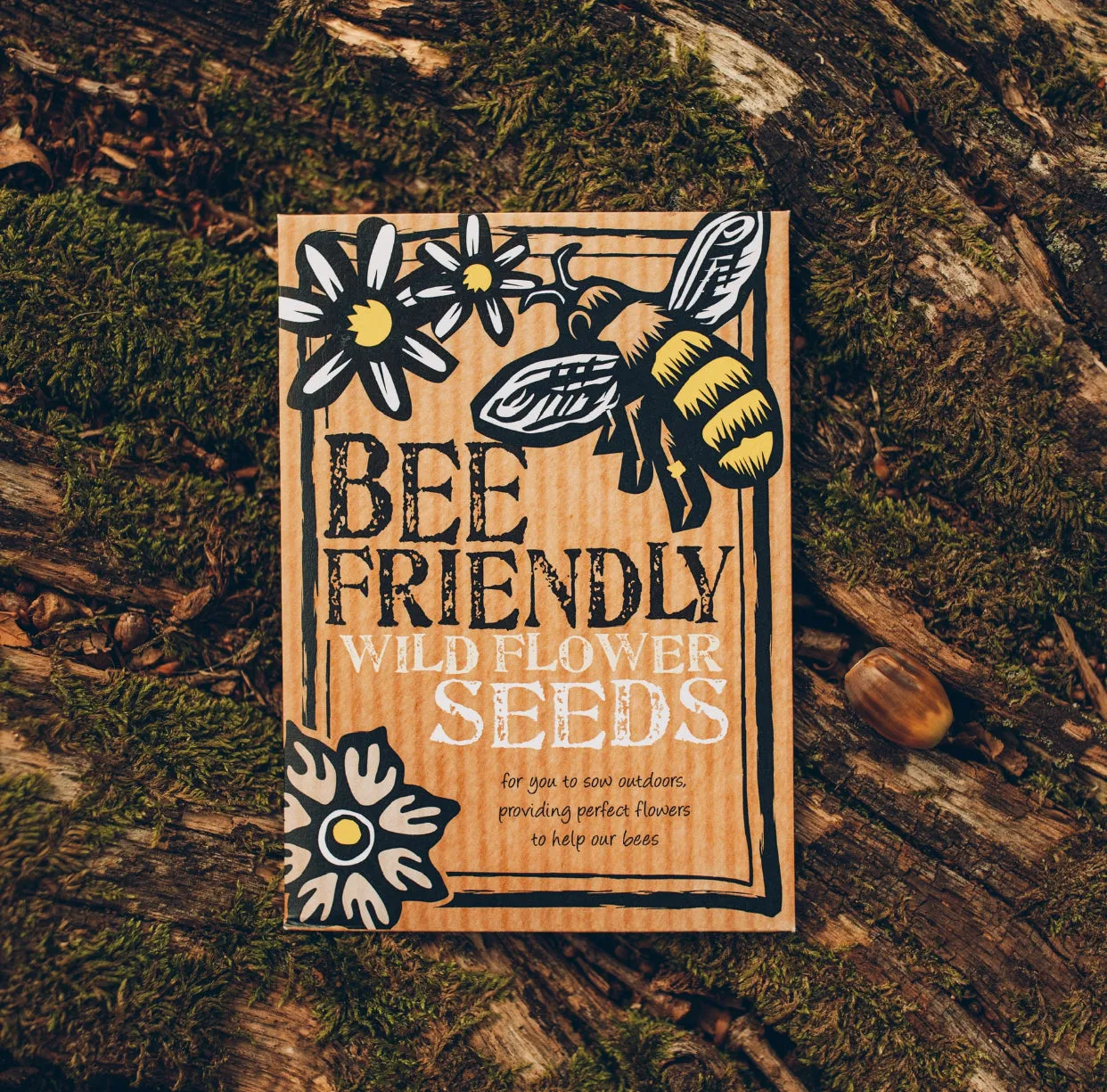Bee Wings Cape and mask with bee wildflower seeds. 3-9yrs