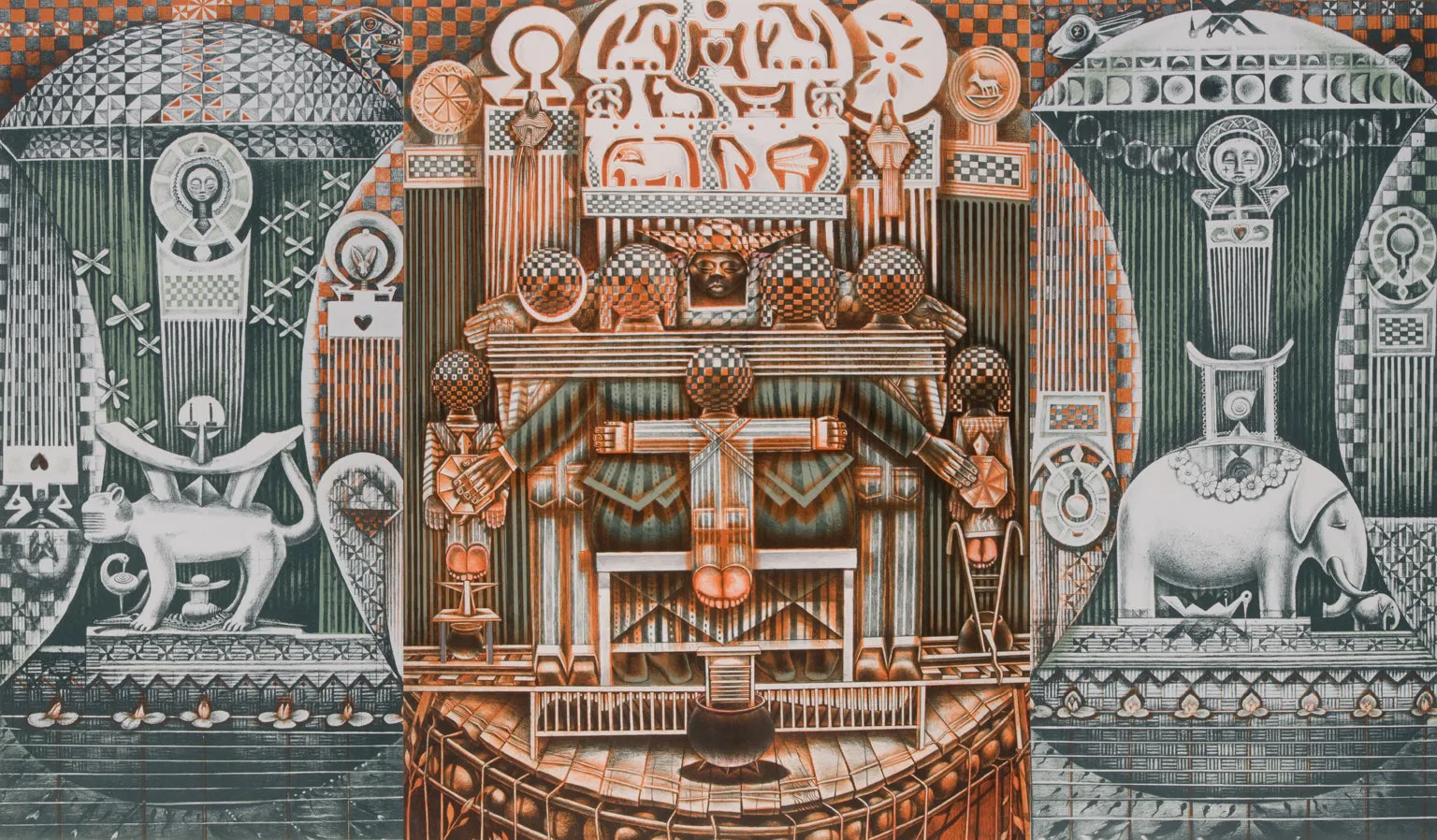 Biggers, John (Family Ark Triptych)