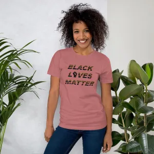 BLM African Print Color Short-Sleeve Unisex T-Shirt
