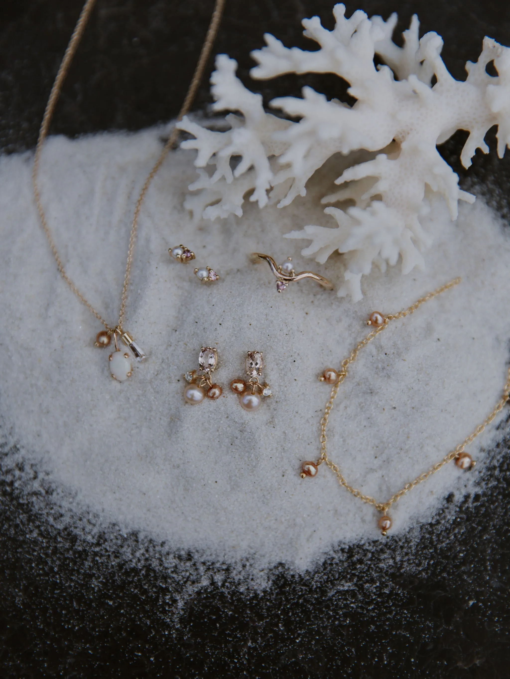 Blush Pearl Doily Bracelet