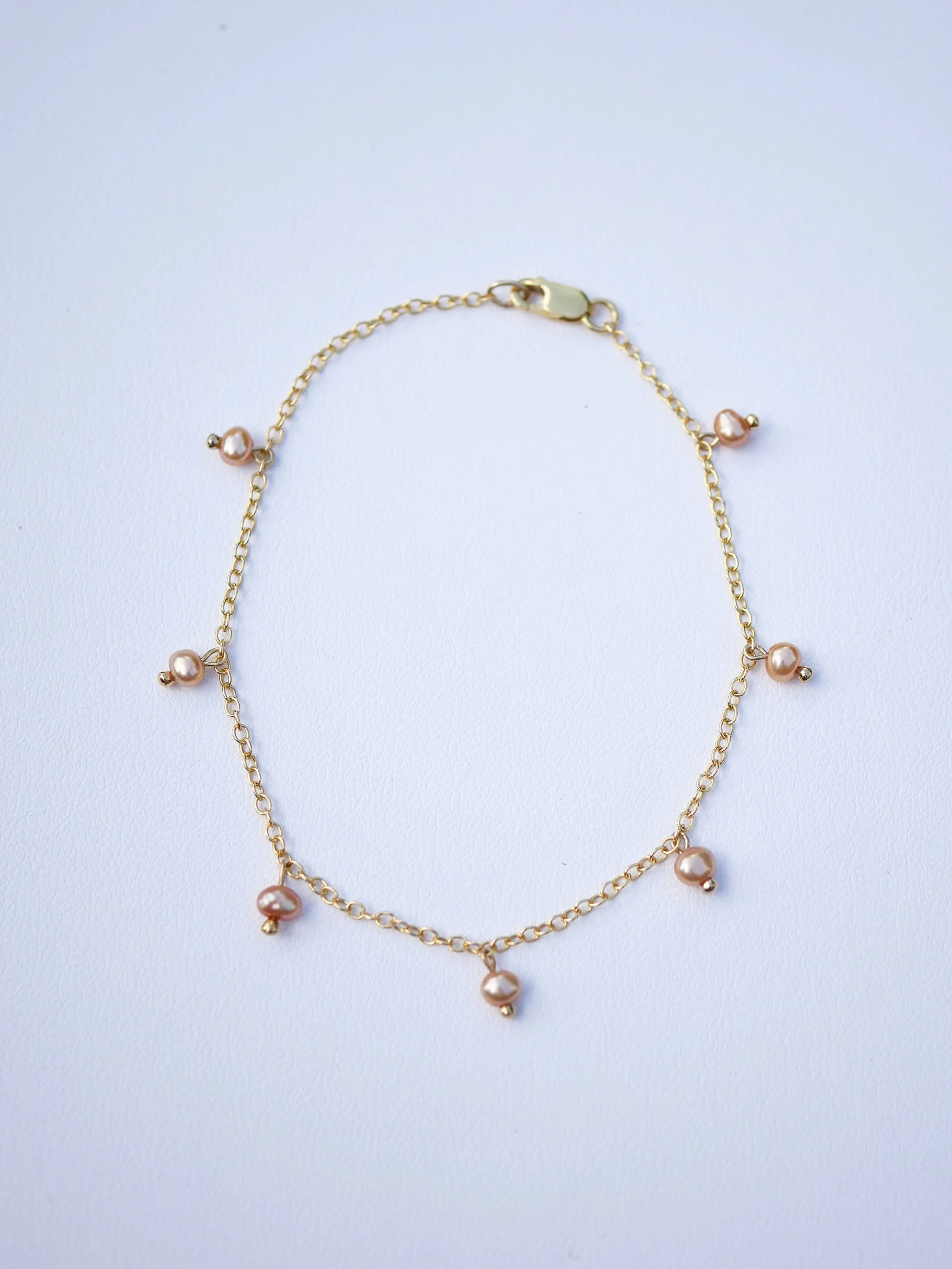 Blush Pearl Doily Bracelet