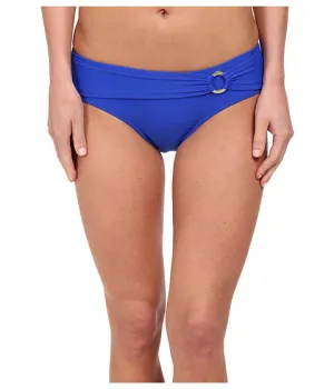 Body Glove Blue Smoothies Contempo Belted High Waist Bottoms Size Large