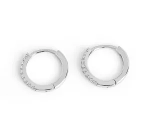 Boho & Mala Huggies Sterling Silver Hoop Earrings