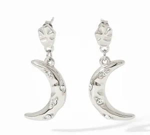 Boho & Mala Moon Stainless Steel Earrings