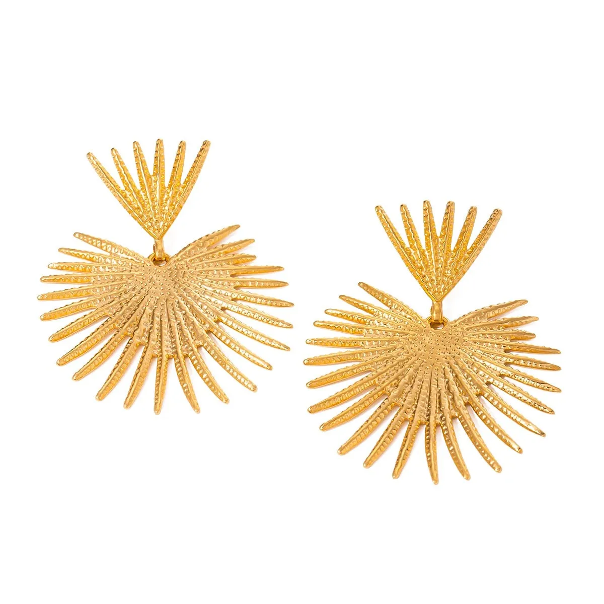 Boho & Mala Stainless Steel Gold Plated Earrings