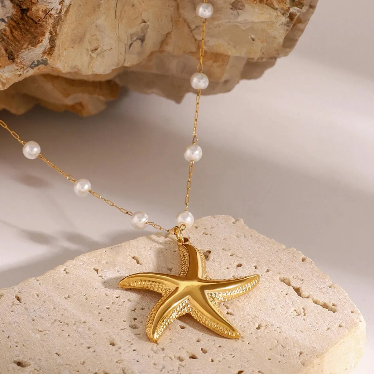 Boho & Mala Stainless Steel/ Gold Plated Necklace