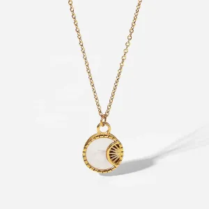 Boho & Mala Stainless Steel/ Gold Plated Necklace