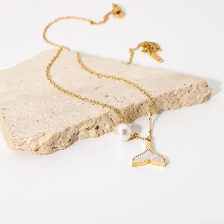 Boho & Mala Stainless Steel/ Gold Plated Necklace