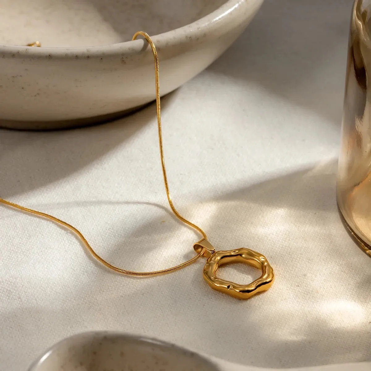 Boho & Mala Stainless Steel/ Gold Plated Necklace