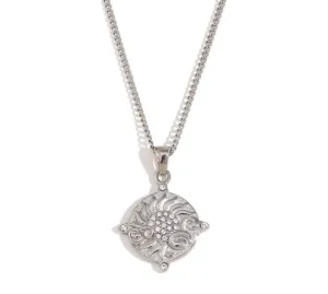 Boho & Mala Stainless Steel Pendant Necklace