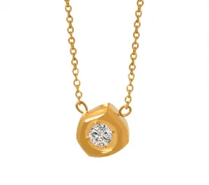 Boho & Mala Stainless Steel/18k Gold Plated Pendant Necklace
