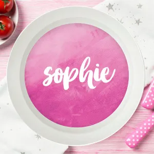 Bold Colorful Name Personalized Kids Bowl