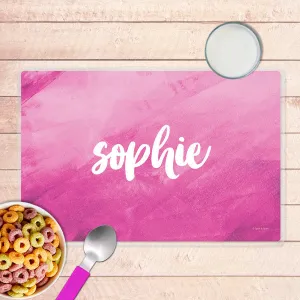 Bold Colorful Name Personalized Kids Placemat
