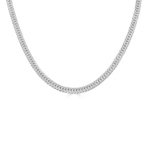 Bold Herringbone Chain Necklace