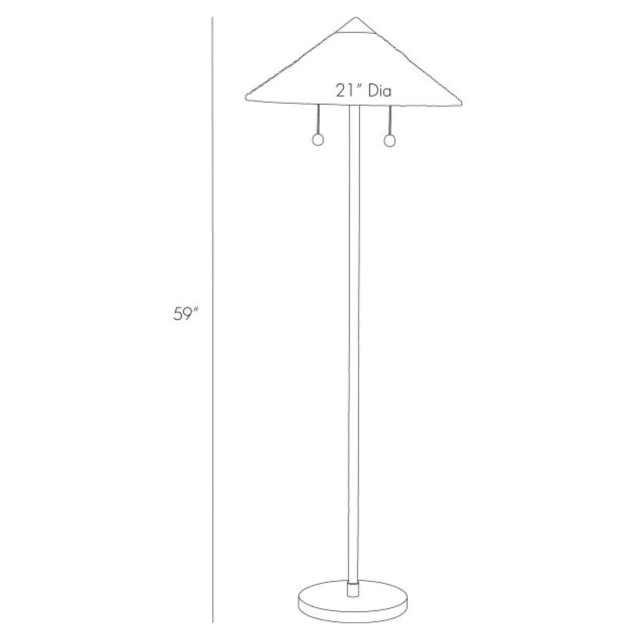 Bradley Wicker Rattan Floor Lamp
