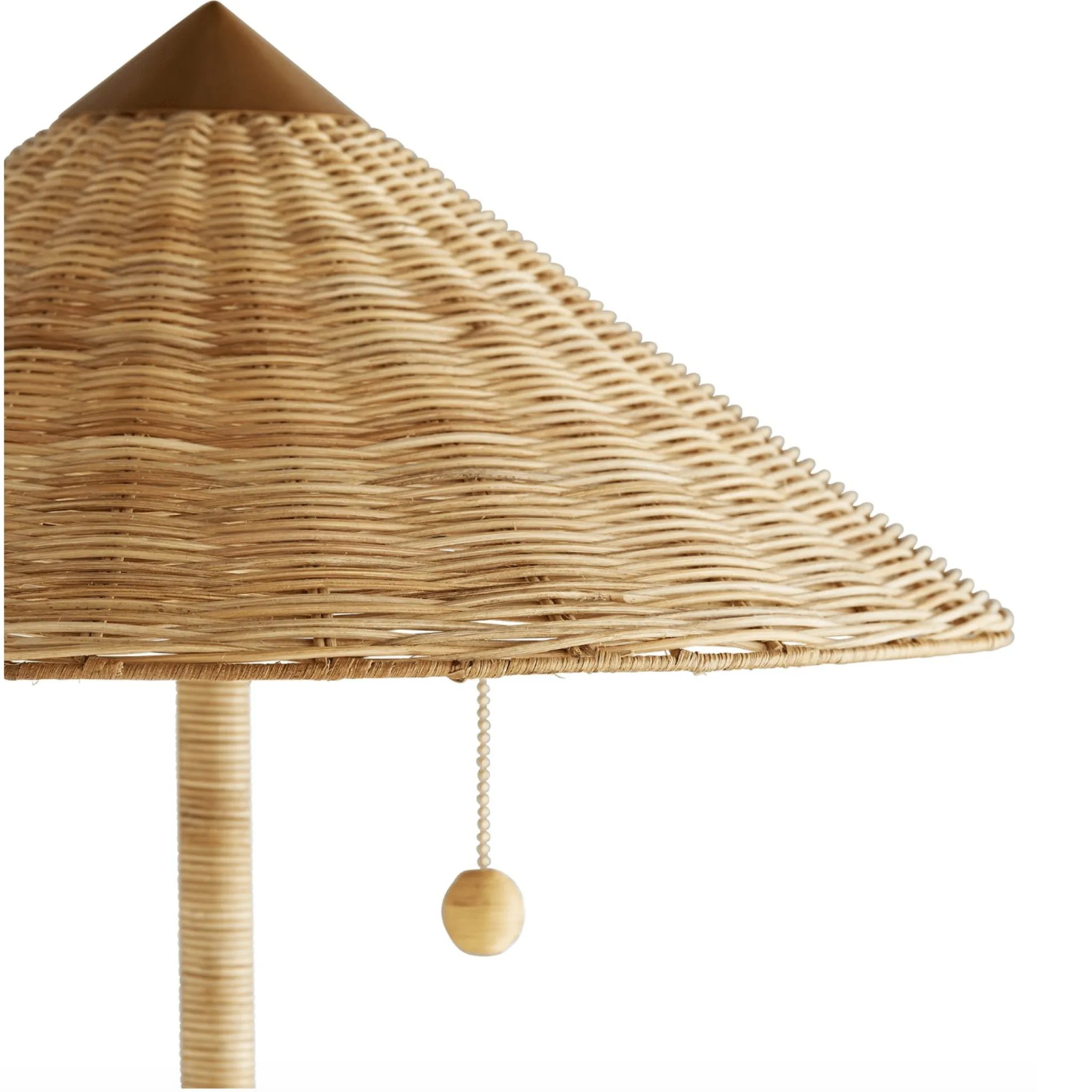 Bradley Wicker Rattan Floor Lamp