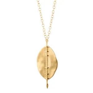 Bulawayo Gold Shield Pendant Necklace