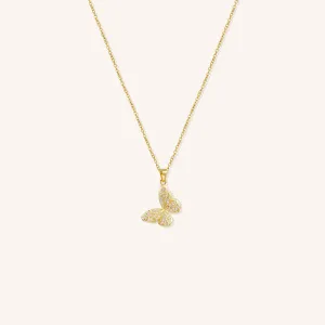 Butterfly Pendant Necklace