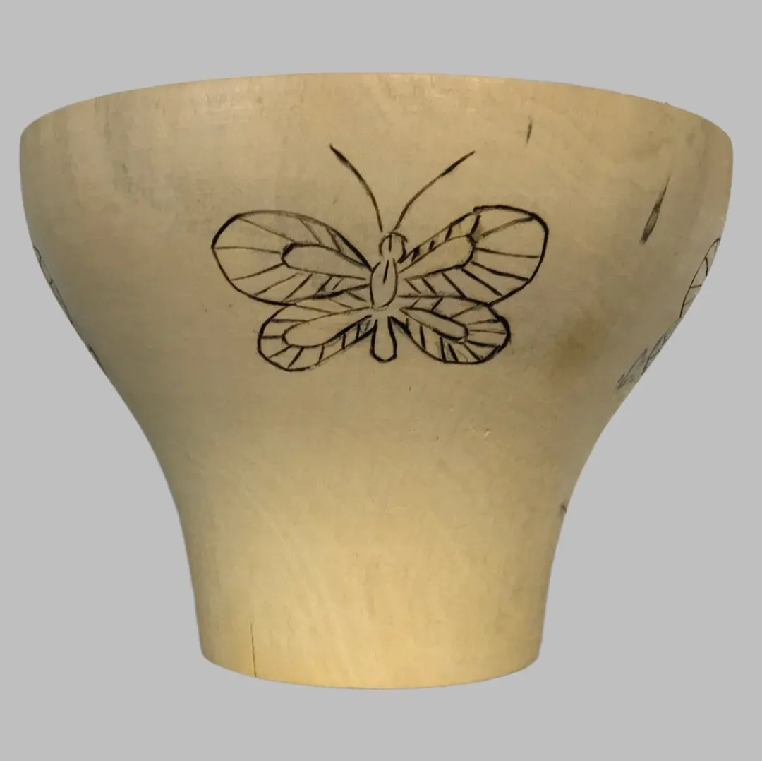 Butterfly Wood Bowl