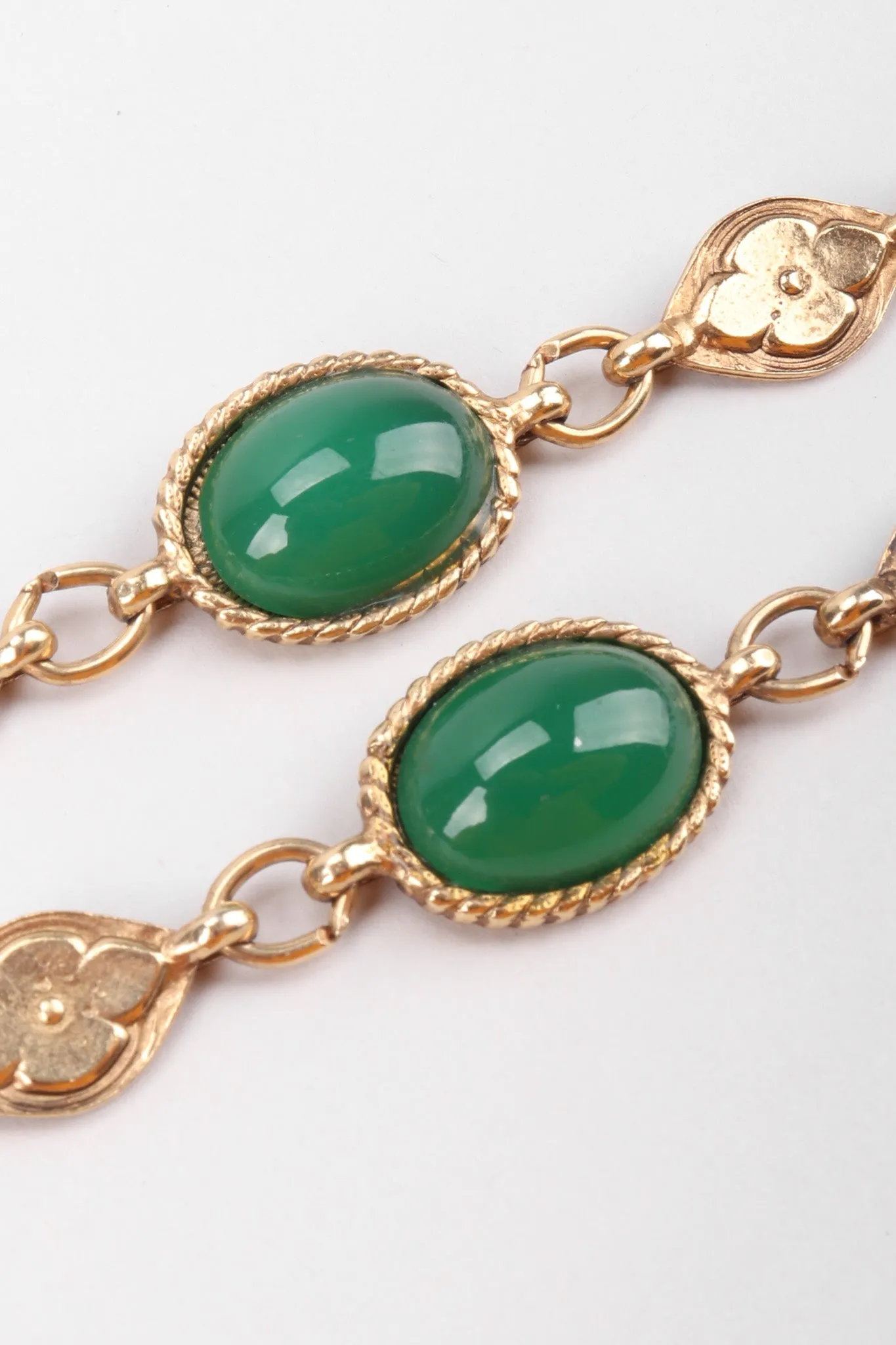 Byzantine Cabochon Plate Necklace
