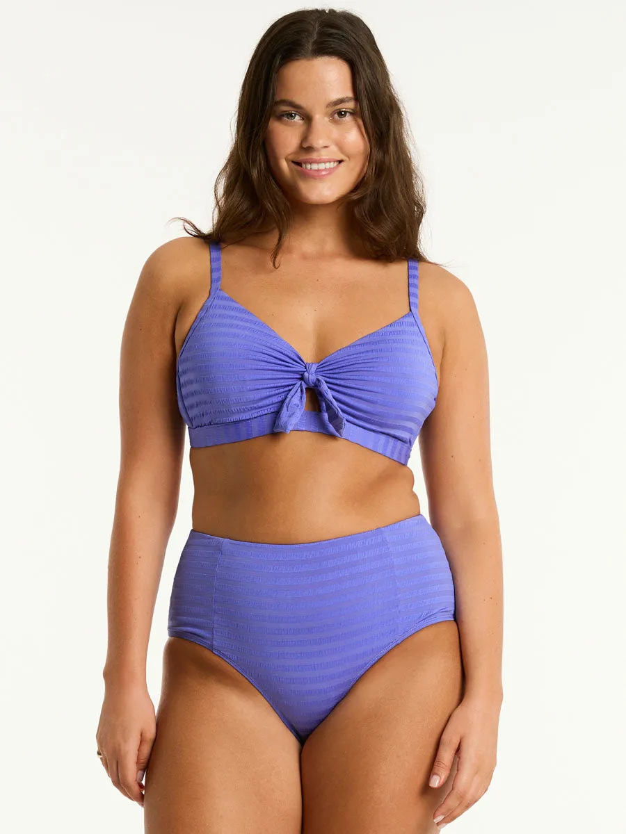 Capri High Waist Bottom In Iris