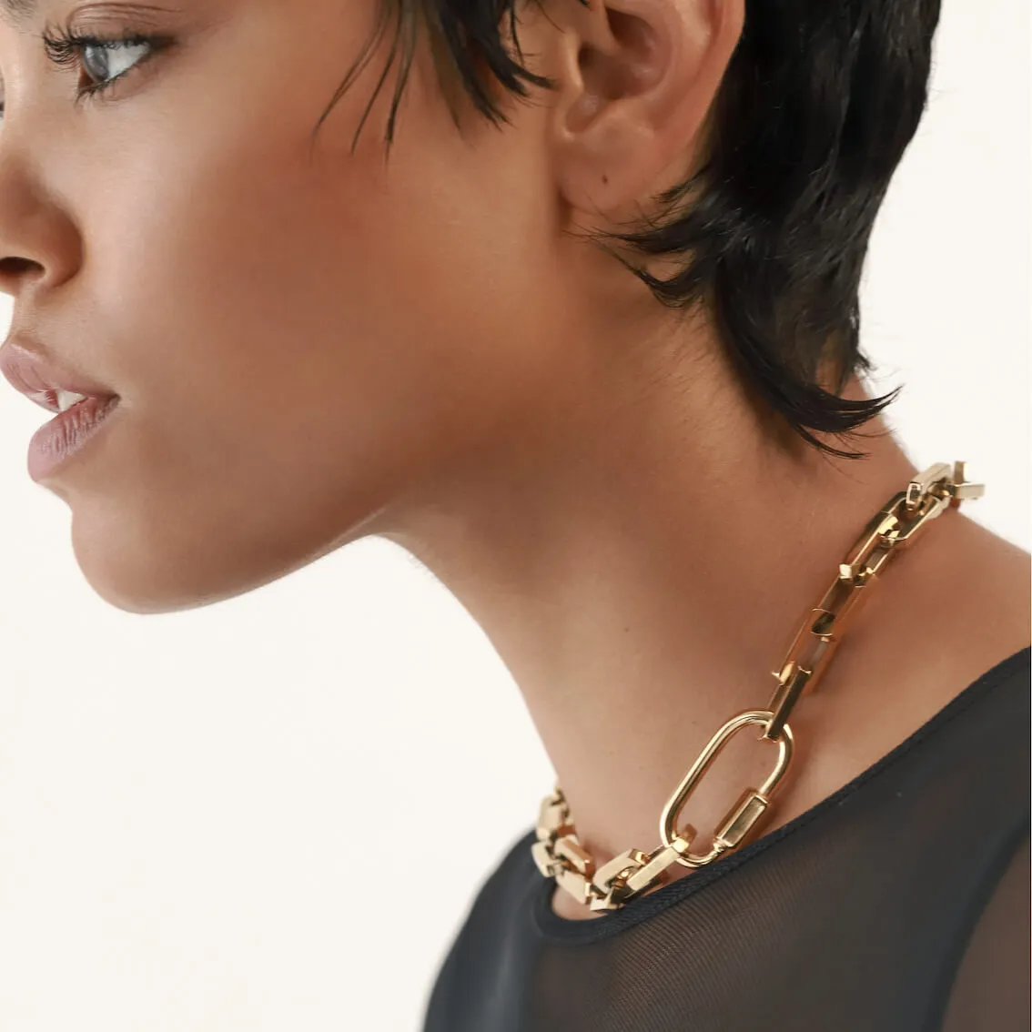 CARABINER SQUARE PUERTO NECKLACE