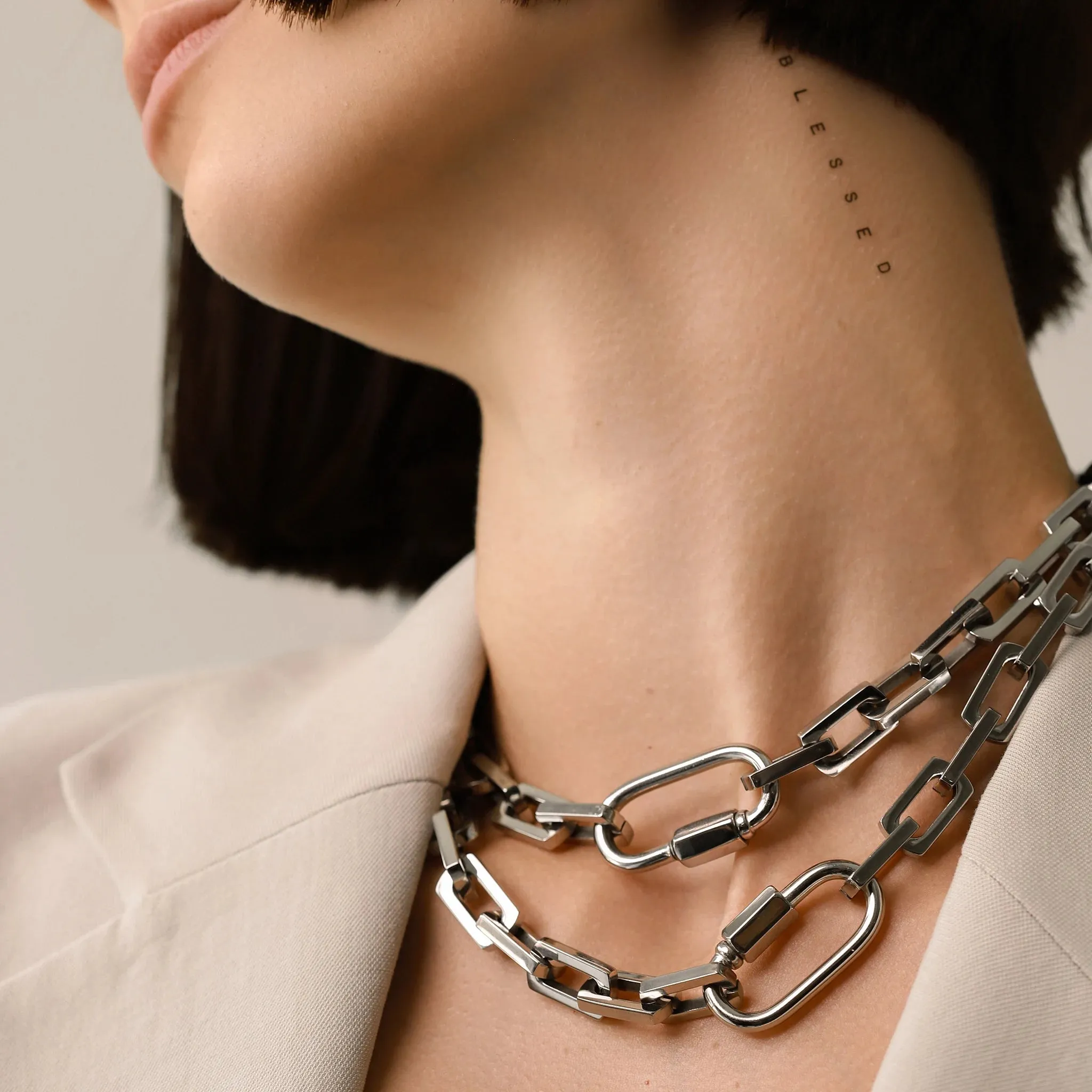 CARABINER SQUARE PUERTO NECKLACE