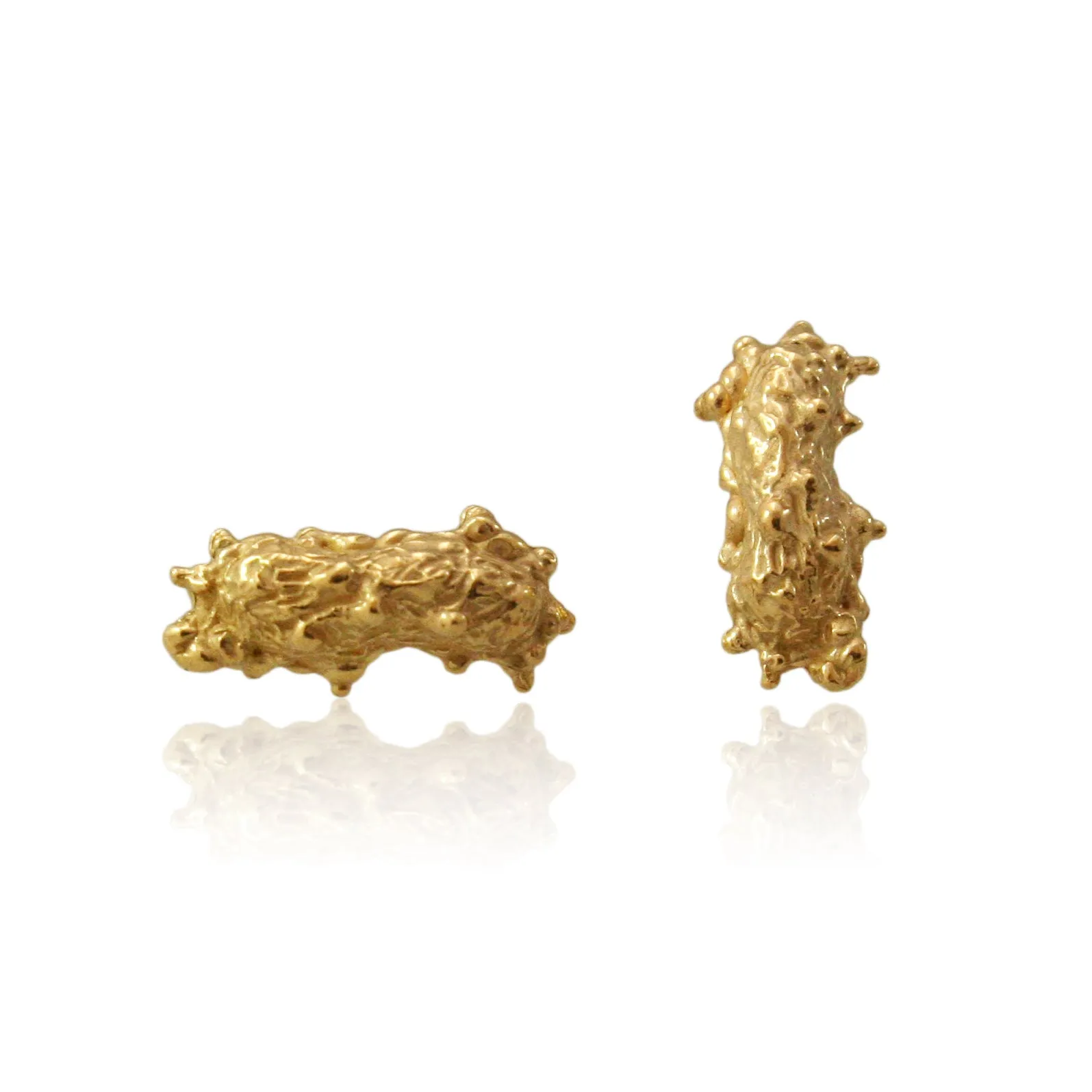 Caterpillar earrings petit Gold