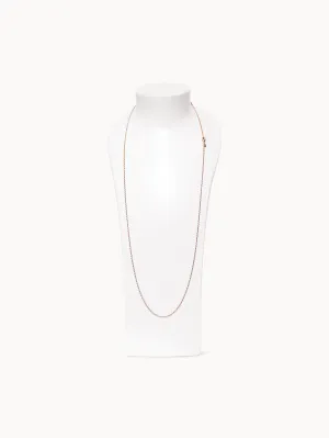 Chain BELCHER, 2,0 mm, 90 cm 18K rose gold