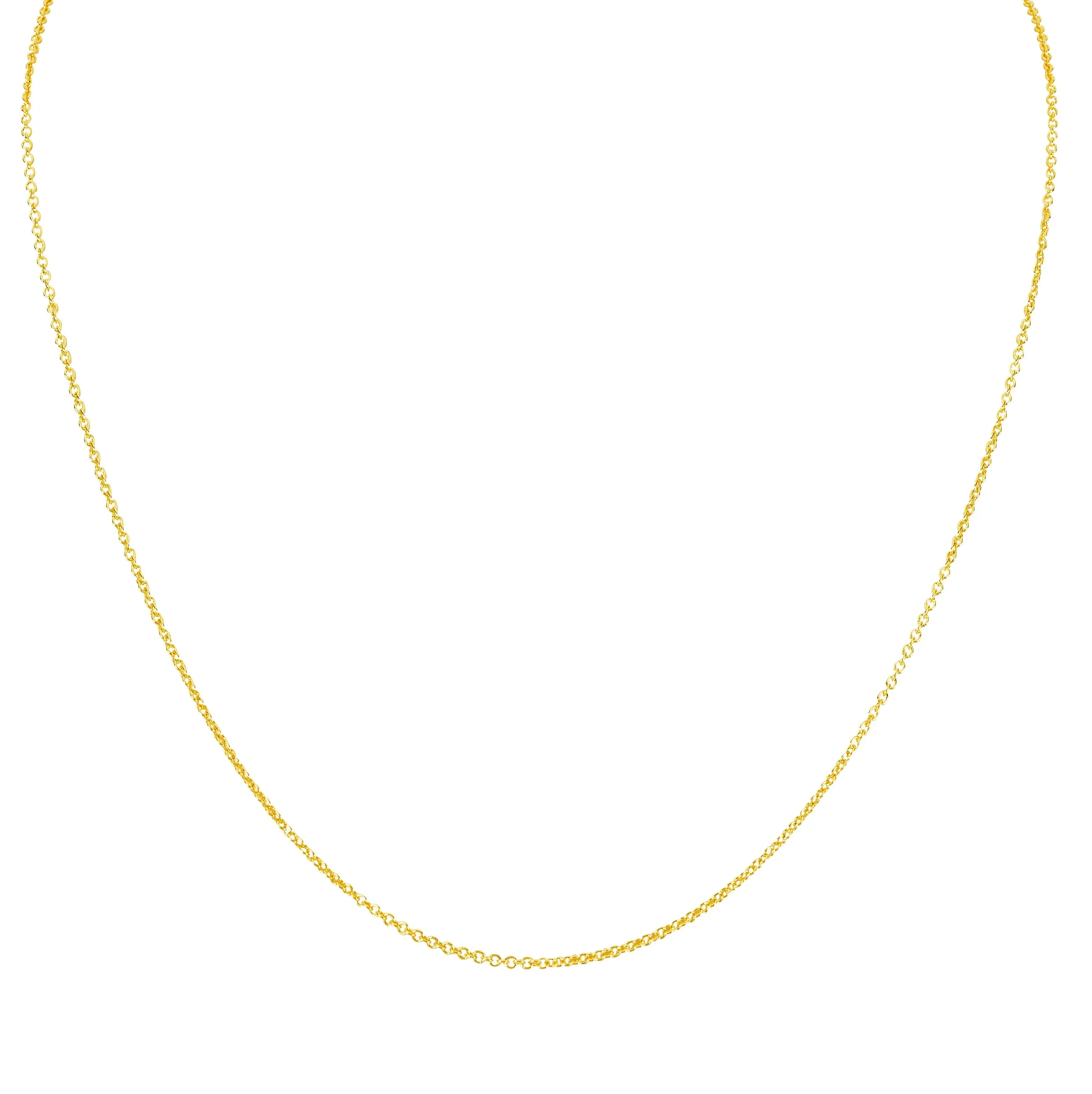 CHAINS: CABLE CHAIN-14KT GOLD