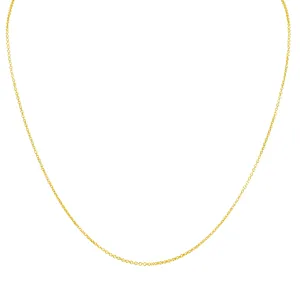 CHAINS: CABLE CHAIN-14KT GOLD