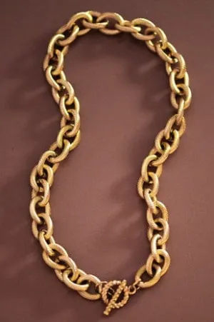 Chunky Chain Necklace In Gold