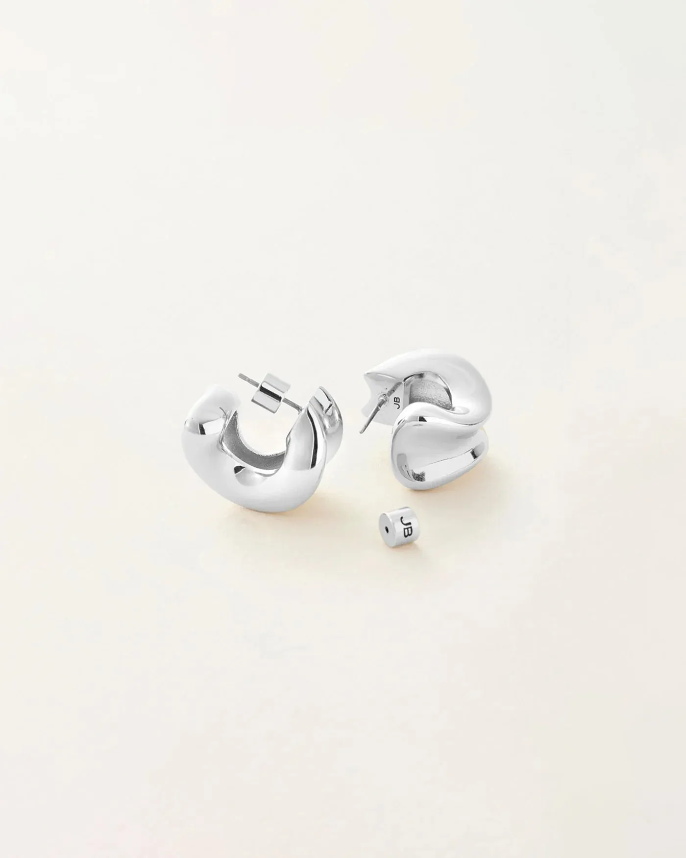Chunky Doune Hoops Silver