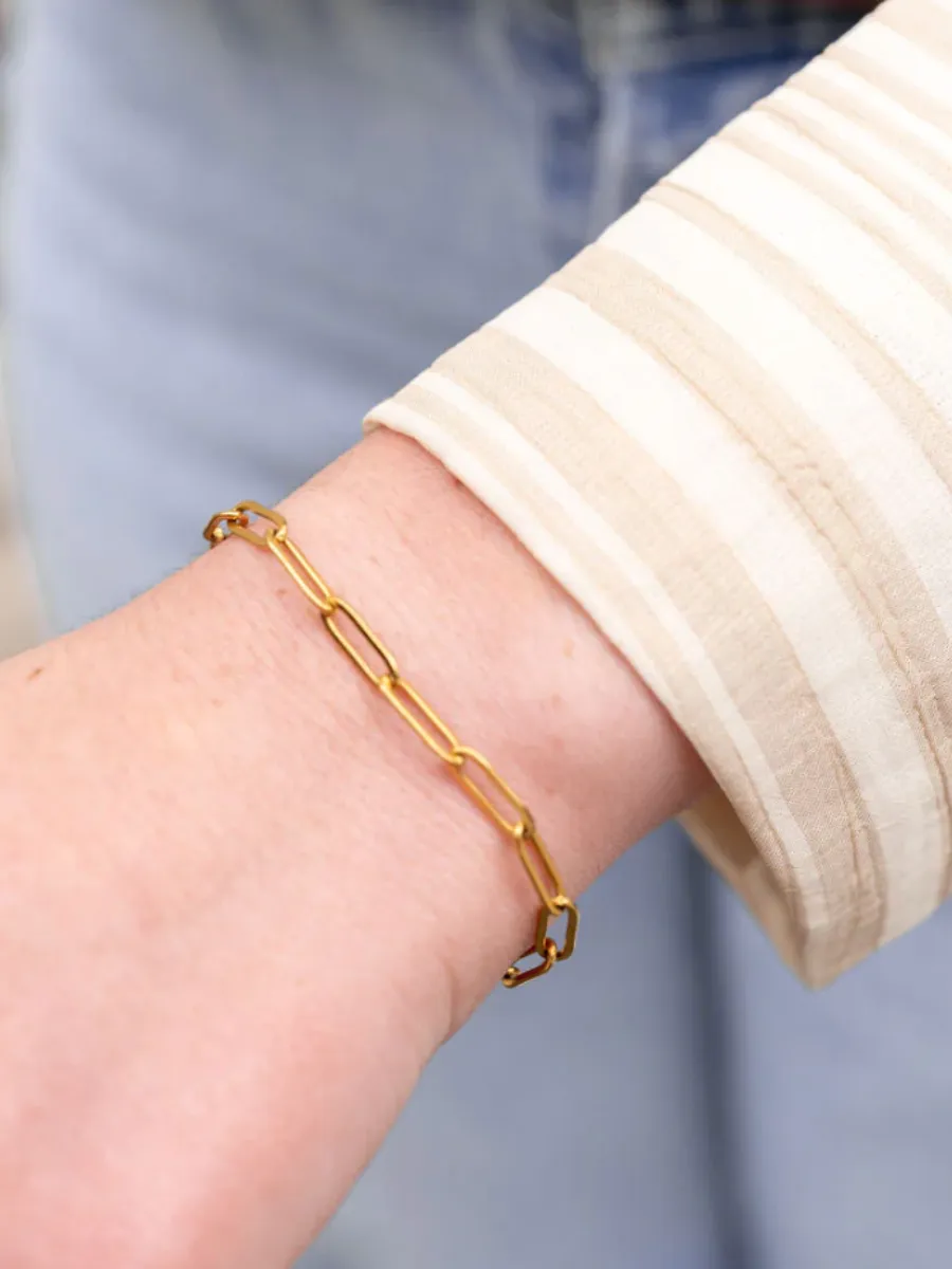 Chunky Paperclip Bracelet