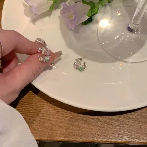 [Clearance] Flower Butterfly Stud Earrings - Lucy