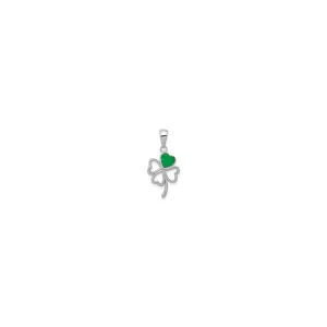 Clover Cutout Pendant (Silver)