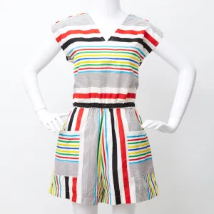 COLOR ME HAPPY STRIPES ROMPER