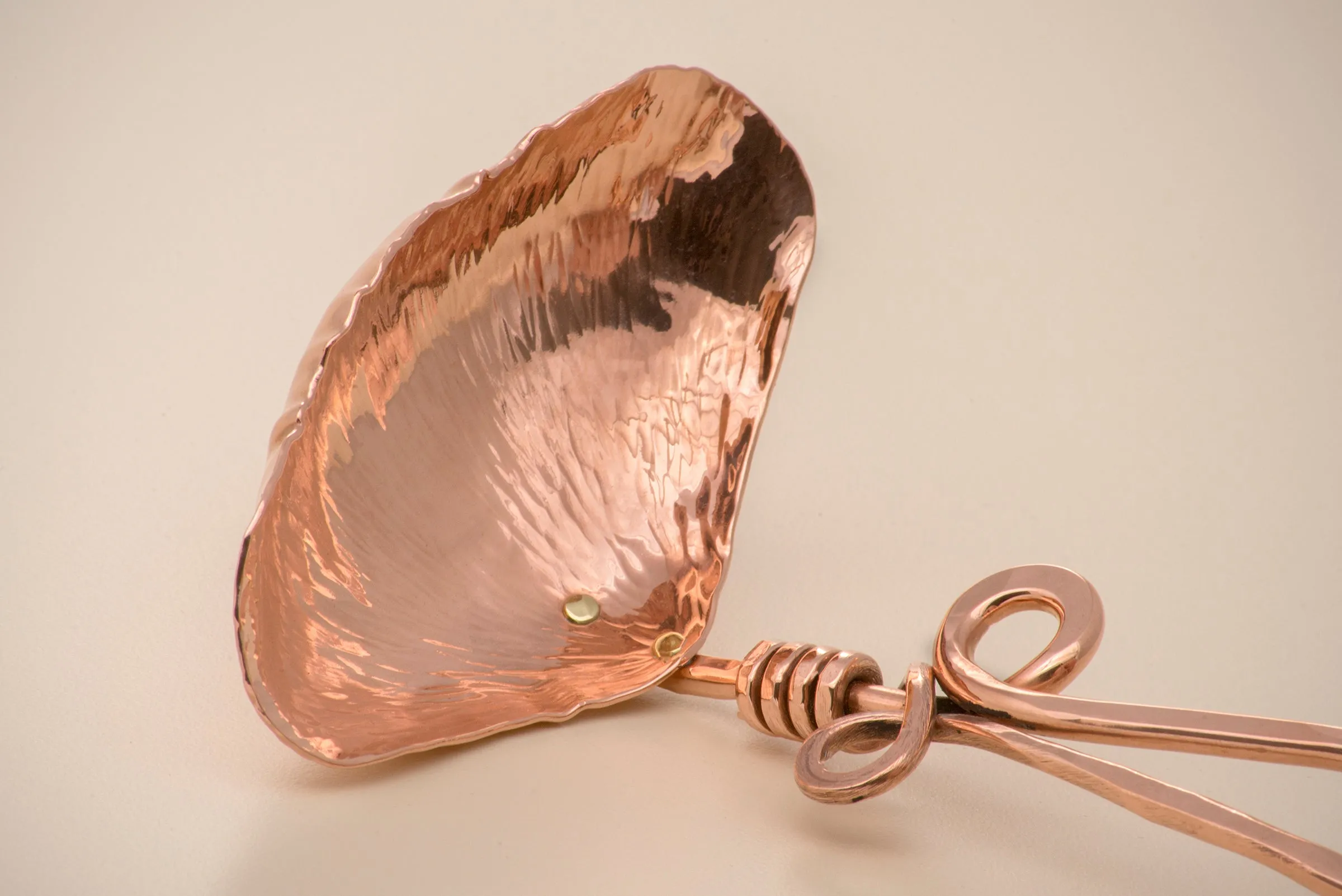 Copper Ginkgo Gravy Ladle
