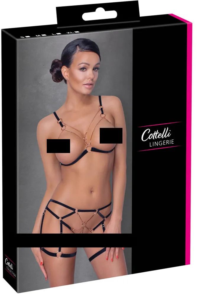 Cottelli Lingerie Bondage Style Set