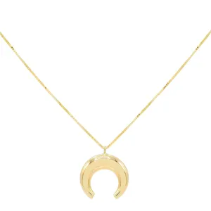 Cowhorn Necklace 14K