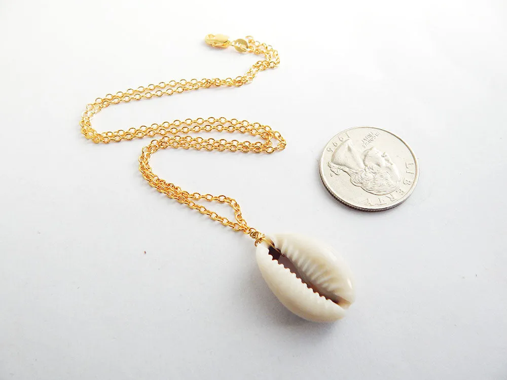 Cowrie Shell Necklace Gold African Ethnic Jewelry The Blacker The Berry®