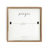 Dainty Bracelet - Silver Double Heart