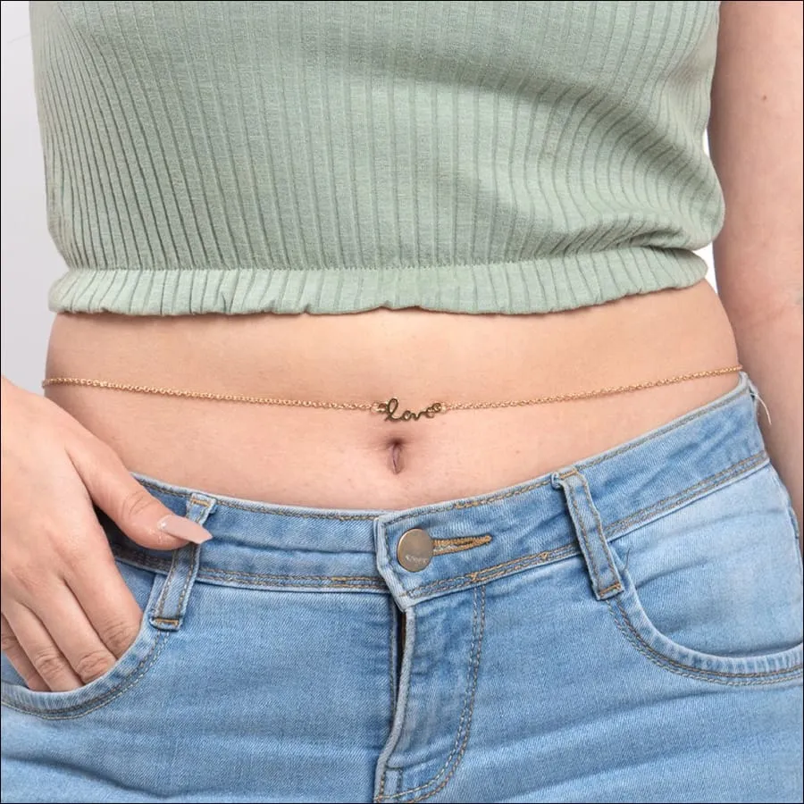 Dainty Love Belly Chain