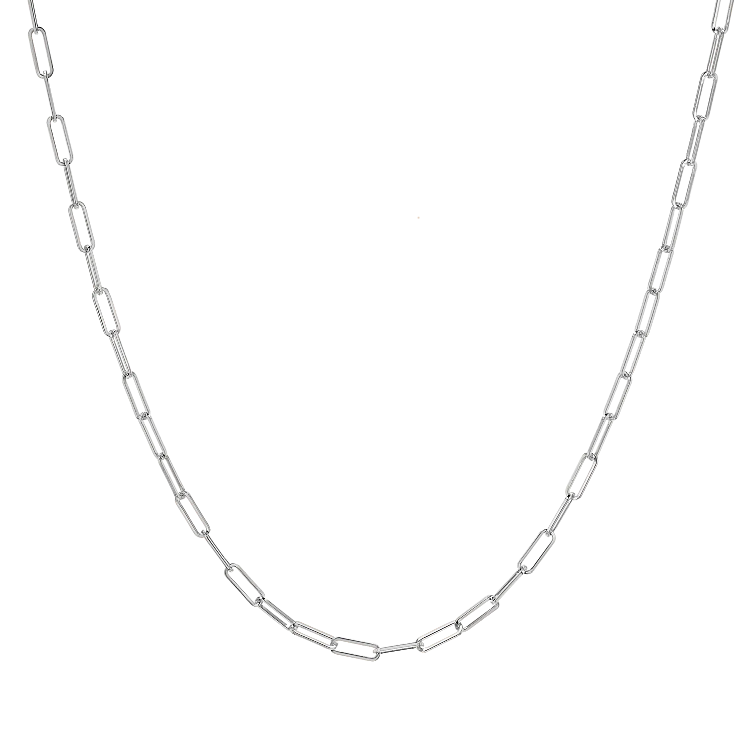 Dainty Paper Clip Chain Necklace