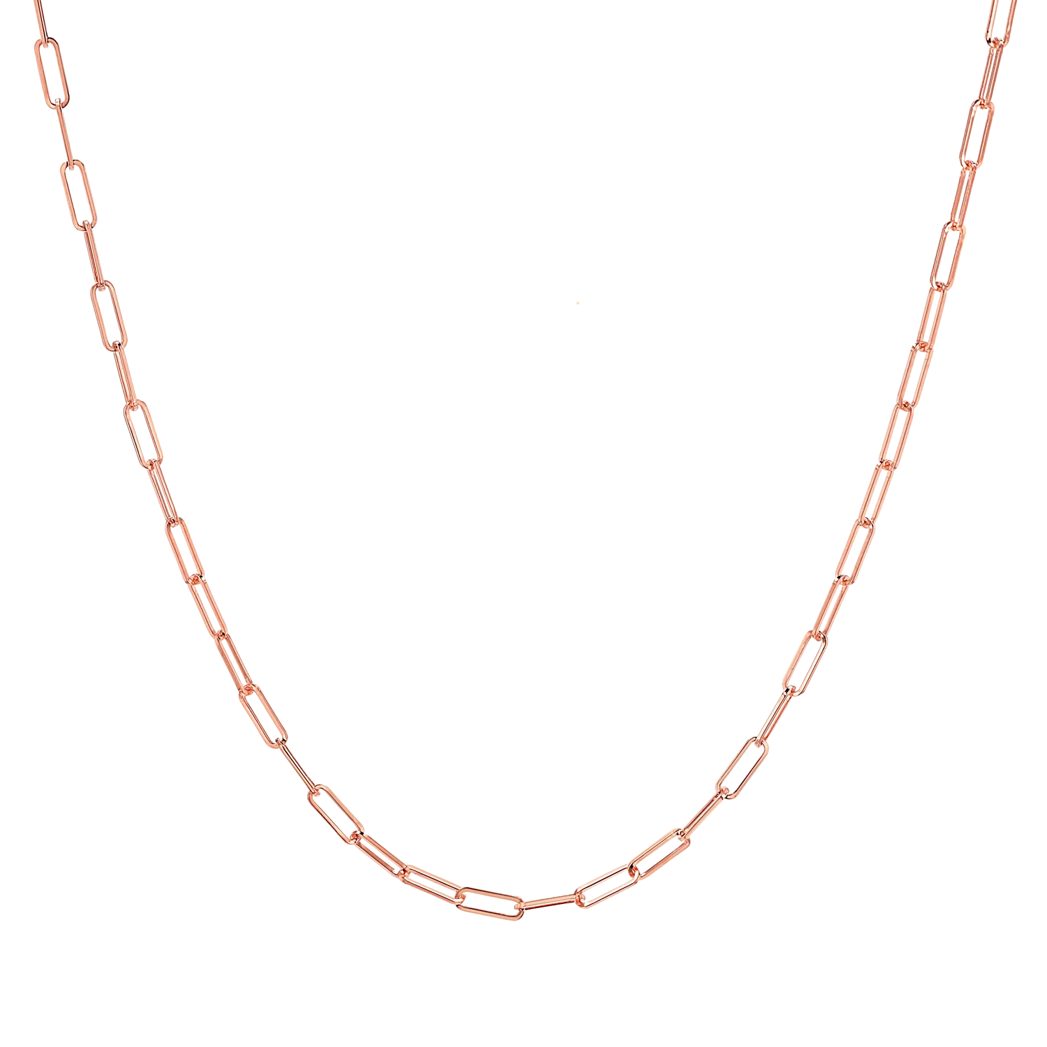 Dainty Paper Clip Chain Necklace