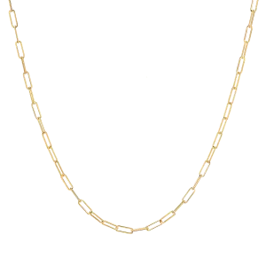 Dainty Paper Clip Chain Necklace