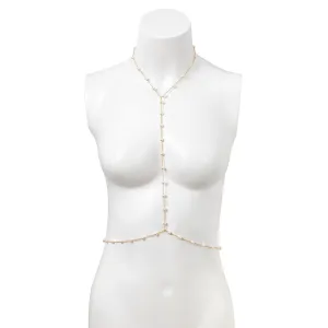 Dainty Pearl Charm Bikini Body Chain