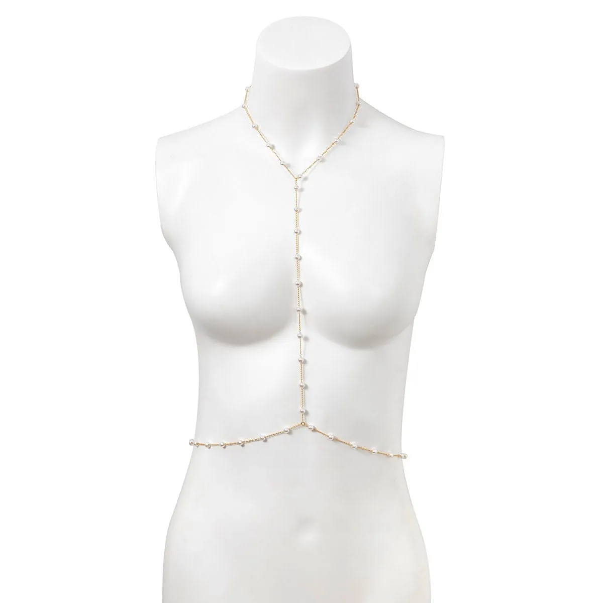 Dainty Pearl Charm Bikini Body Chain